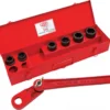 Reed L514 Thru-Bolt Utility Set | Adjustable Angle Handle And 6 Sockets