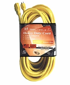 Unex Lighting Outdoor Extension Cords - 14 Gauge - 13A Rated - Single Outlet