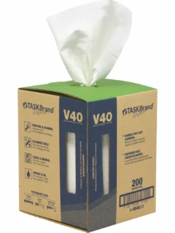 TaskBrand V40 Janitorial Wipers | 10" X 12" | 200/Bx Cleaning Supplies