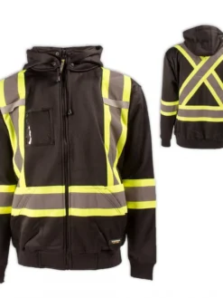 Terra Hi-Vis Fleece Hoodie | S-3XL