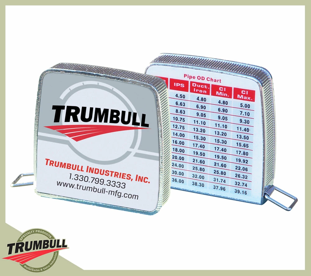 Pipe Tools Trumbull Pipe Diameter Tapes