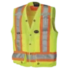 Pioneer Hi Viz Surveyor's Safety Vest - 150D Woven Twill Poly | Sizes Small - 4XL Hi-Vis Work Wear