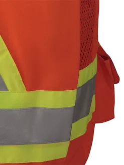 Pioneer Hi Viz Surveyor's Safety Vest - 150D Woven Twill Poly | Sizes Small - 4XL Hi-Vis Work Wear