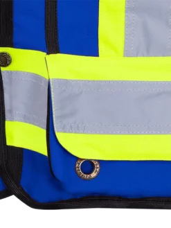 Pioneer Hi Viz Surveyor's Safety Vest - 150D Woven Twill Poly | Sizes Small - 4XL Hi-Vis Work Wear