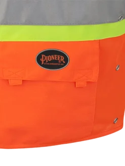 Pioneer Hi Viz Safety Vest - Tricot Poly Interlock - Adj. Sides | S/M - 4/5X Large Hi-Vis Work Wear