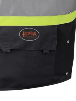 Pioneer Hi Viz Safety Vest - Tricot Poly Interlock - Adj. Sides | S/M - 4/5X Large Hi-Vis Work Wear