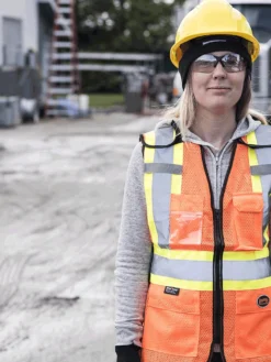 Hi-Vis Work Wear Pioneer Womens Breathable Mesh Tear-Away Safety Vest | XS-2XL