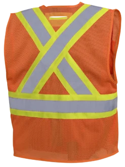 Pioneer Hi Viz Non Tear-Away Mesh Vest - Poly Mesh | Sizes Small - 5XL Hi-Vis Work Wear