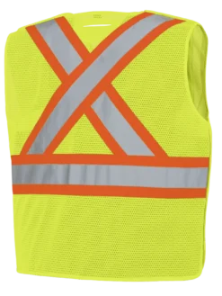 Pioneer Hi Viz Tear-Away Mesh Safety Vest - Poly Mesh | Sizes Small - 5XL Hi-Vis Work Wear