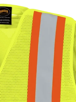 Pioneer Hi Viz Tear-Away Mesh Safety Vest - Poly Mesh | Sizes Small - 5XL Hi-Vis Work Wear