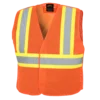 Pioneer Hi Viz Tear-Away Mesh Safety Vest - Poly Mesh | Sizes Small - 5XL Hi-Vis Work Wear