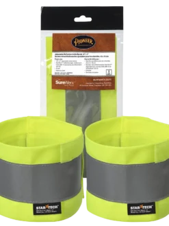 Pioneer Hi Viz 4" Adjustable Reflective Ankle Bands (Pair) Hi-Vis Work Wear