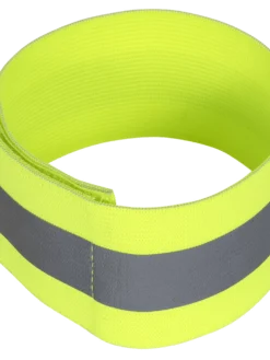 Pioneer Hi Viz Elastic Arm Bands (Pair) | Yellow/Green | 12"