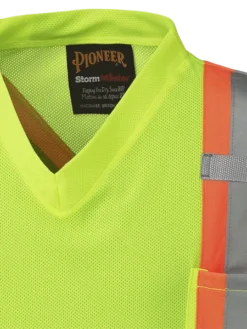 Hi-Vis Work Wear Pioneer Hi Viz Safety T-Shirt | Micro Mesh | Sizes XS - 5XL