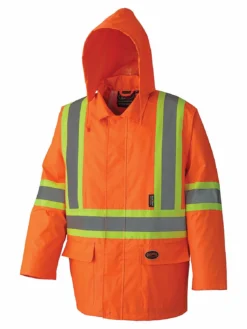 Pioneer 210D Oxford Poly/PVC Waterproof Hi Vis Rain Suit | XS-4XL Hi-Vis Work Wear