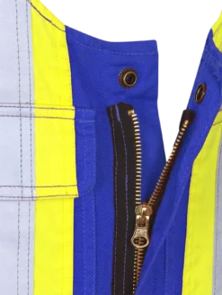 Flame Resistant Work Wear Pioneer FR-TECH Flame Resistant 7 Oz Hi-Viz Safety Overalls | Sizes S - 5XL