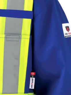 Pioneer FR-TECH® FR/ARC Rated 7 Oz Safety Coveralls | 88/12 Ctn/Nylon | Royal Blue | Sizes 36 - 60 Flame Resistant Work Wear