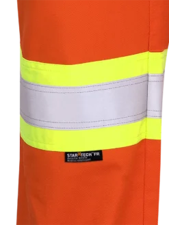 Pioneer FR-TECH® FR/ARC Rated 7 Oz Hi Viz Safety Pants - 88/12 | Orange
