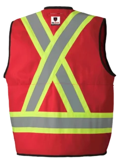 Flame Resistant Work Wear Pioneer FR-TECH® 88/12 FR/ARC Rated Surveyor's Safety Vest 7 Oz | Sizes S - 4XL