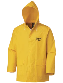 Flame Resistant Work Wear Pioneer FR Waterproof Jacket - PVC/POLY/PVC | Yellow | Sizes S - 6XL