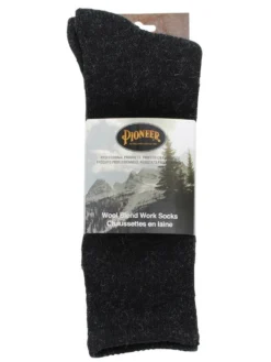 Shoe & Boot Accessories Pioneer Thermal Blend Wool Work Socks, Pack Of 12 Pairs
