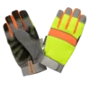 Work Gloves Tough Duck WA33 Hi-Vis Precision Glove - Yellow