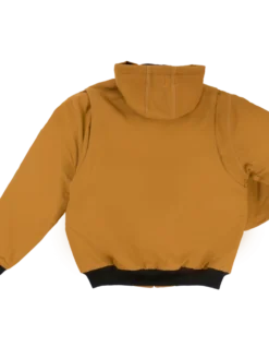 Tough Duck WJ30 Premium Hooded Bomber Jacket With Rib Knit Cuffs | S-5XL Work Wear