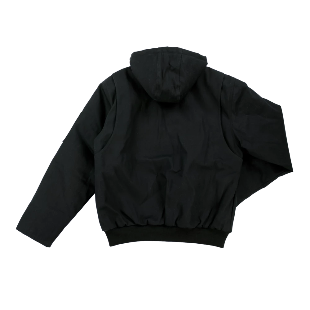 Tough Duck WJ35 Premium Hooded Bomber Jacket With Storm Cuffs | S-3XL