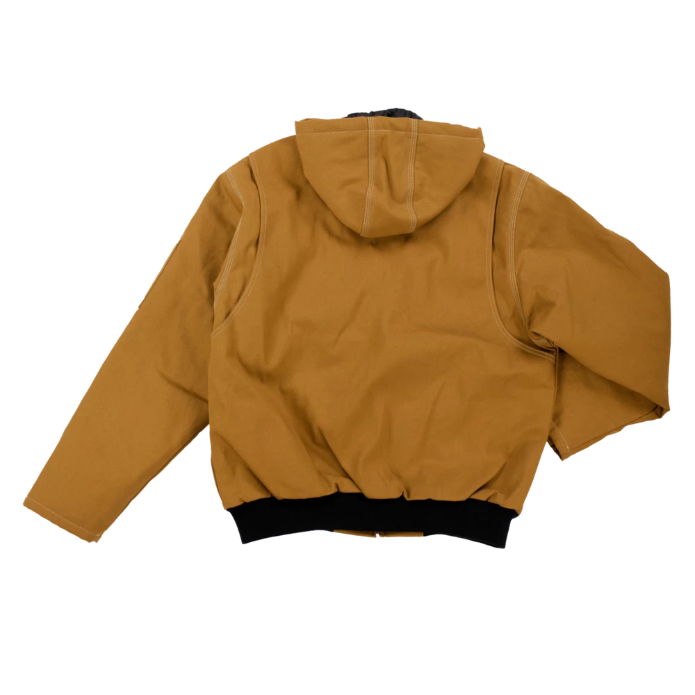 Tough Duck WJ35 Premium Hooded Bomber Jacket With Storm Cuffs | S-3XL