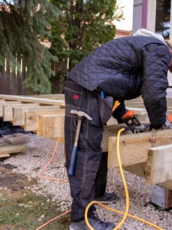 Tough Duck WP07 Flex Ripstop Contractor Pant | Black | Sizes 30 - 44