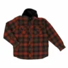 Tough Duck WS06 Fooler Front Quilt Lined Flannel Hooded Shirt | S-3XL