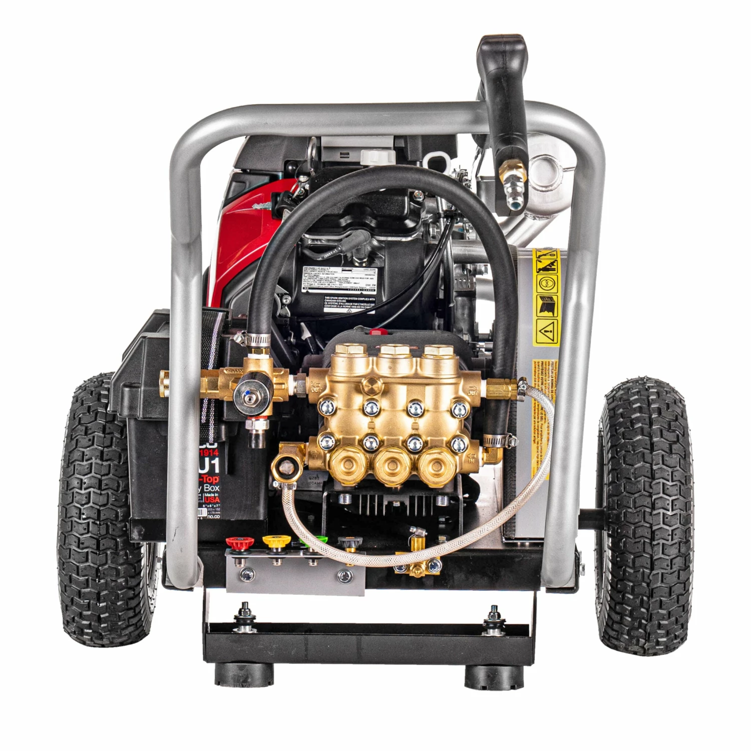 Simpson Water Shotgun Cold Water Belt Drive Honda V-Twin GX630 (688cc) Gas Engine Pressure Washer - 5000 PSI - 5.0 GPM Triplex Pump