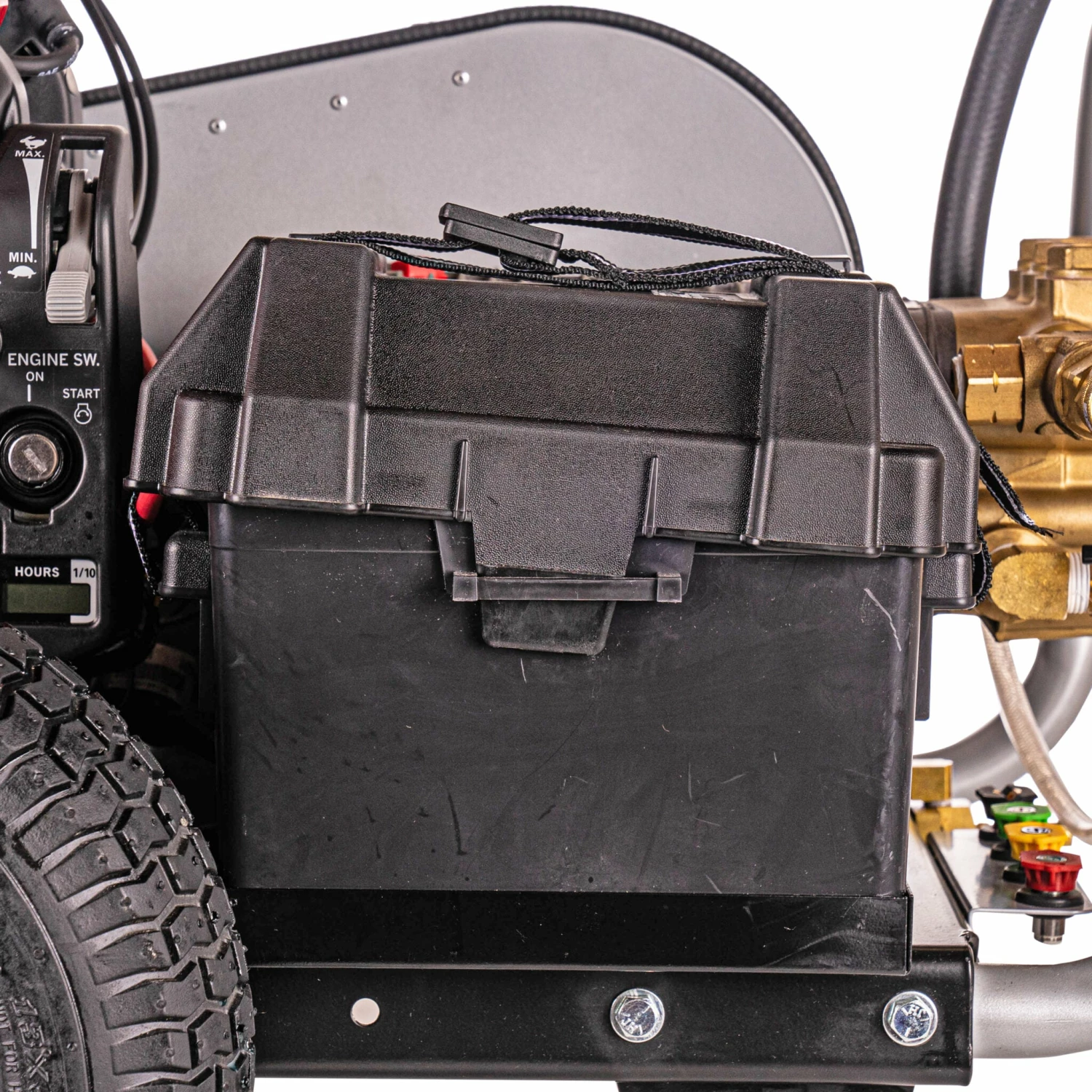 Simpson Water Shotgun Cold Water Belt Drive Honda V-Twin GX630 (688cc) Gas Engine Pressure Washer - 5000 PSI - 5.0 GPM Triplex Pump