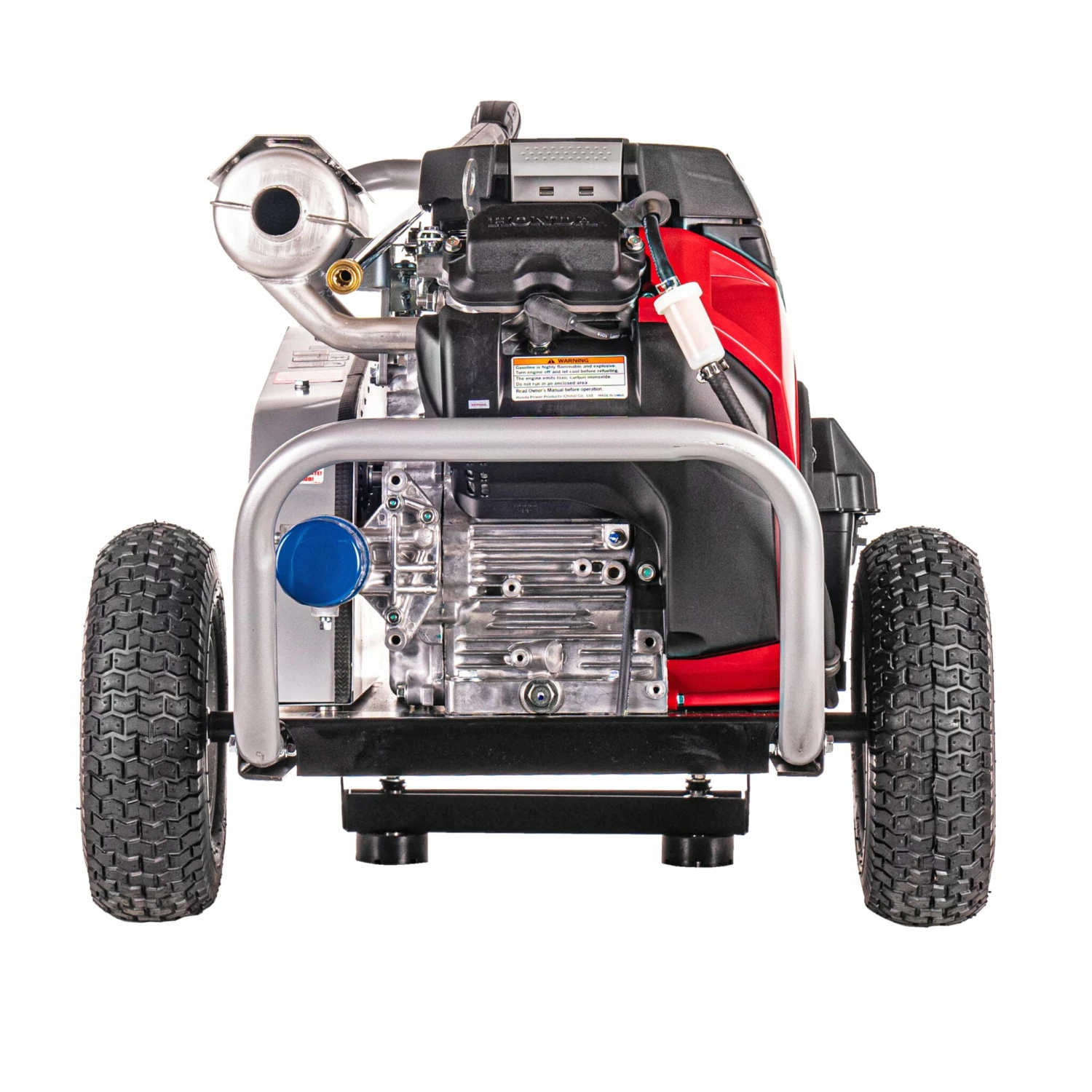 Simpson Water Shotgun Cold Water Belt Drive Honda V-Twin GX630 (688cc) Gas Engine Pressure Washer - 5000 PSI - 5.0 GPM Triplex Pump