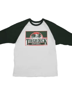 Tough Duck WT02 Forest Throwback Baseball T-Shirt | Sizes Small - 2XL Work Wear