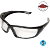 Edge Eyewear Edge Robson XL Wide Fit Vapor Shield Polarized Safety Glasses - Clear Lens (Pack Of 6) Personal Protective Equipment