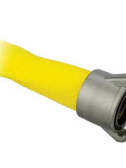 Greenline 1-1/2" Yellow Single Jacket Lightweight Fire Hose Assemblies C/w Instantaneous Forestry Fittings
