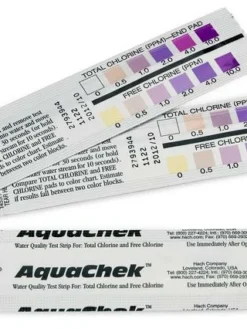 Hach Individually Wrapped Free & Total Chlorine Test Strips, 0-10mg/L - Pack Of 250 Water Testing Equipment