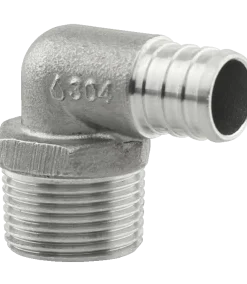 Plumb-Eeze Stainless Steel PEX X MPT 90° Elbow Tubing And Fittings