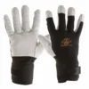 Impacto Anti-Vibration Pearl Leather Series Full Finger Glove With Carpal Tunnel Wrist Support And Air Glove® Technology