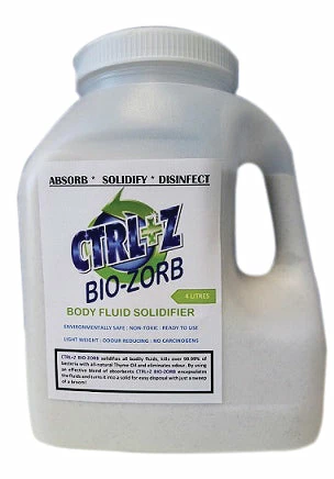 Cleanflow Bio-Zorb Bodily Fluid Absorbent And Solidifier - 4L Jug