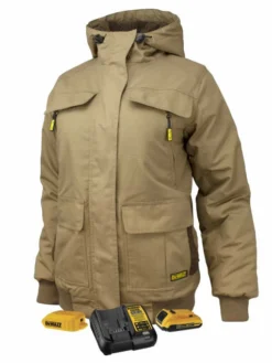 DeWalt Workwear Work Wear DEWALT® Women's Heavy Duty Ripstop Heated Jacket Kitted With Battery | Sizes XS - 2XL
