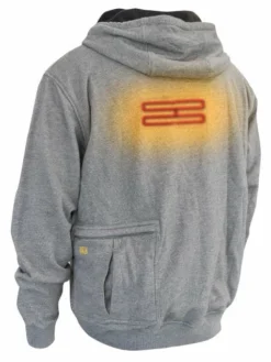 DeWalt Workwear Work Wear DEWALT® Men's Heated French Terry Cotton Hoodie (Bare Hoodie - No Battery) | Sizes S - 3XL
