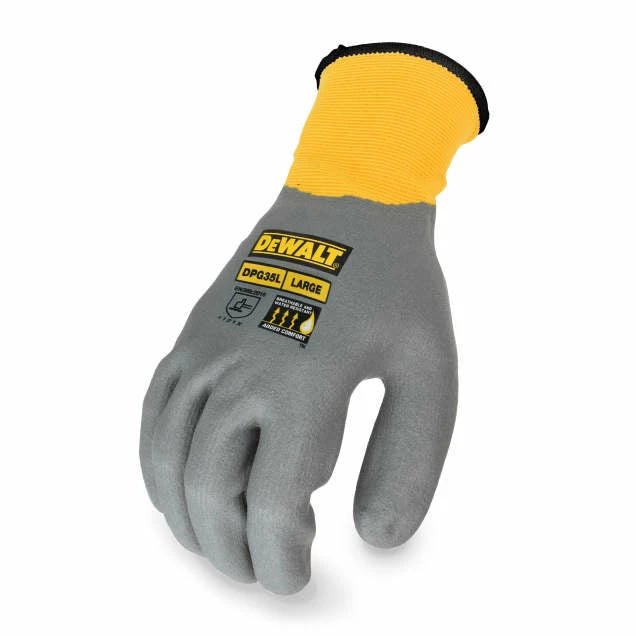 DeWalt Workwear DeWalt DPG35 Full Dip Water-Resistant Breathable Work Glove - Pack Of 12 Pairs Work Gloves