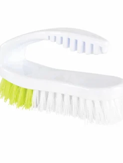 Globe Commercial Products Cleaning Tools 6 Inch Synthetic Iron Handle Scrub Brush