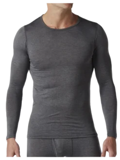 Stanfields Stanfield's FX39 HeatFX Microfibre Long Sleeve Shirt | Charcoal | Sizes S - XL Work Wear