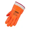 Horizon Winter Lined Orange PVC Safety Cuff Work Gloves | Pack Of 6 Pairs