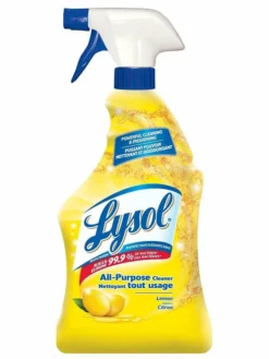 Lysol All Purpose Lemon Cleaner - 650 Ml Spray Bottle - Case Of 12