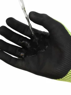 DeWalt Workwear Work Gloves DeWalt DPG855 Hi-Vis Cut Resistant Fiberglass Glove With Foam Nitrile Palm - Pack Of 12 Pairs