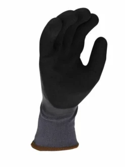 Work Gloves Radians Waterproof Acrylic Lined Winter Work Glove With Sandy Latex Palm - Pack Of 12 Pairs